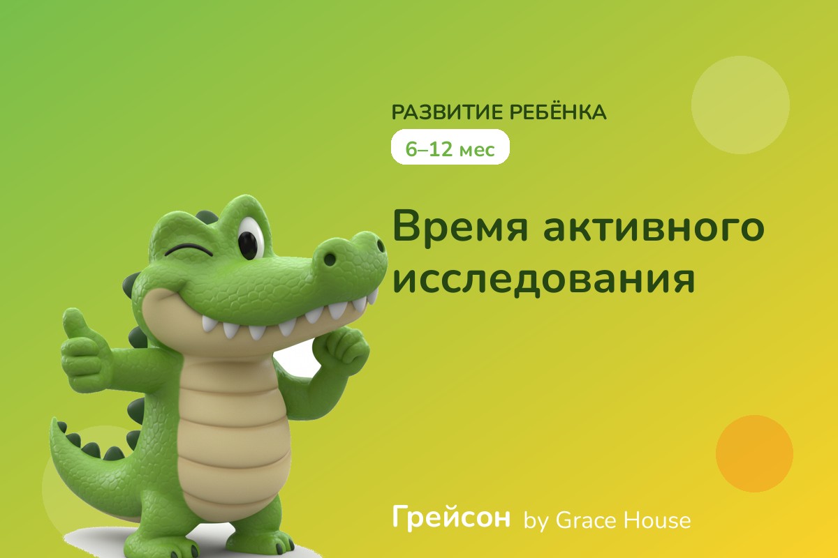 6–12 мес — Время активного исследования